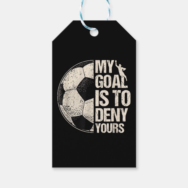 Etiquetas Para Regalos Mi Objetivo Es Negarle A Tu Futbolista Estafado (Anverso)