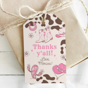 Etiquetas Para Regalos Mi primera chica de Rodeo Gracias por tu cumpleaño