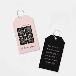 Etiquetas Para Regalos Midnight Garden Line Soft Pink