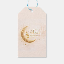 Etiquetas Para Regalos Minimal Gold Ramadan Kareem Stick– Islámico Elegan