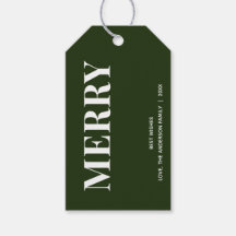 Minimal MERRY | Verde Bosque Navideño