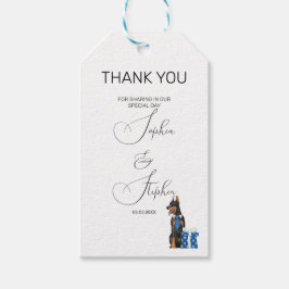 Etiquetas Para Regalos Minimalismo con Ilustracion de perro