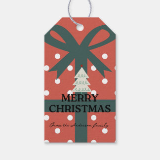 Etiquetas Para Regalos Minimalist christmas tree gift tags