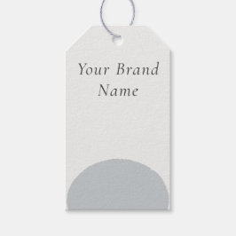 Etiquetas Para Regalos Minimalist Slate Blue Stone Custom Name Gift Tags