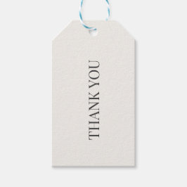Etiquetas Para Regalos Minimalist Wedding Favour Tags | Warm Ivory