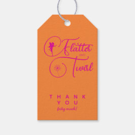 Etiquetas Para Regalos Minimalista cumpleaños moderno gracias