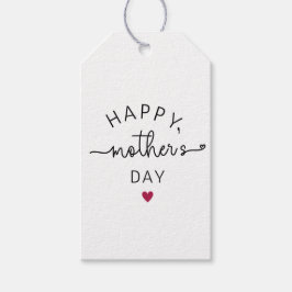 Etiquetas Para Regalos Minimalista Día de la Madre