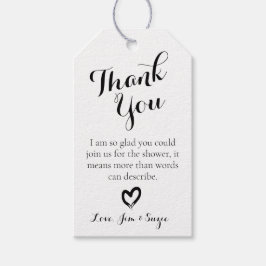 Etiquetas Para Regalos Minimalista favor ruso de Baby Shower