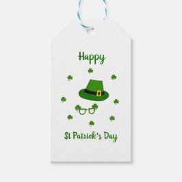 Etiquetas Para Regalos Minimalista Feliz Día de San Patricio