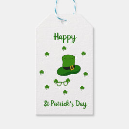 Etiquetas Para Regalos Minimalista Feliz Día de San Patricio