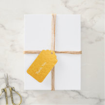 Minimalista hoja de oro real elegante Gracias