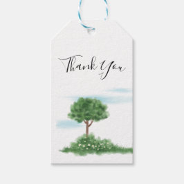 Etiquetas Para Regalos Minimalista moderno acuarela personalizable