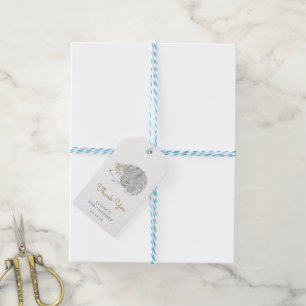 Etiquetas Para Regalos Minimalista Porcupine Baby Shower Gracias
