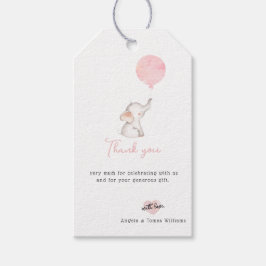 Etiquetas Para Regalos Minimalista simple elefante moderno Baby Shower
