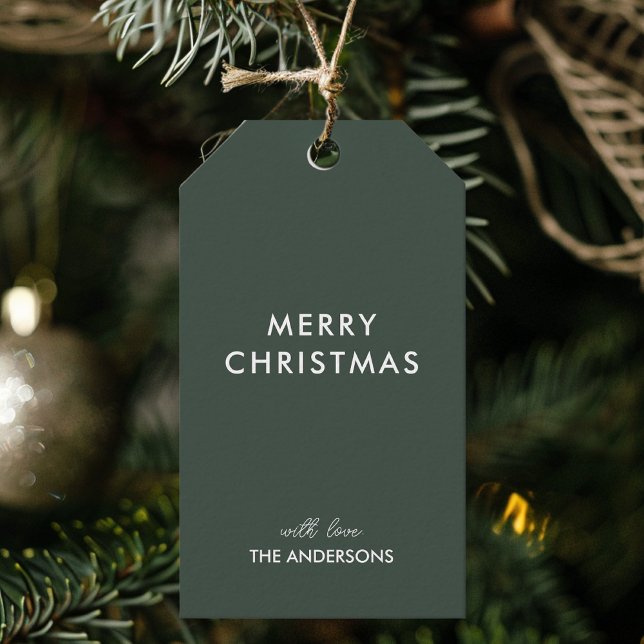 Etiquetas Para Regalos Mínimo Feliz Navidad (Subido por el creador)