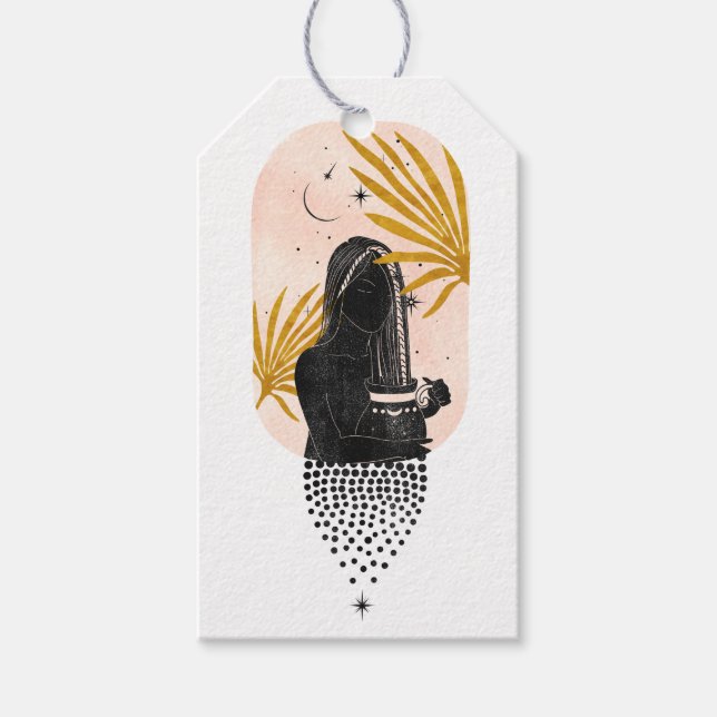 Etiquetas Para Regalos Místico Cósmico (Anverso)