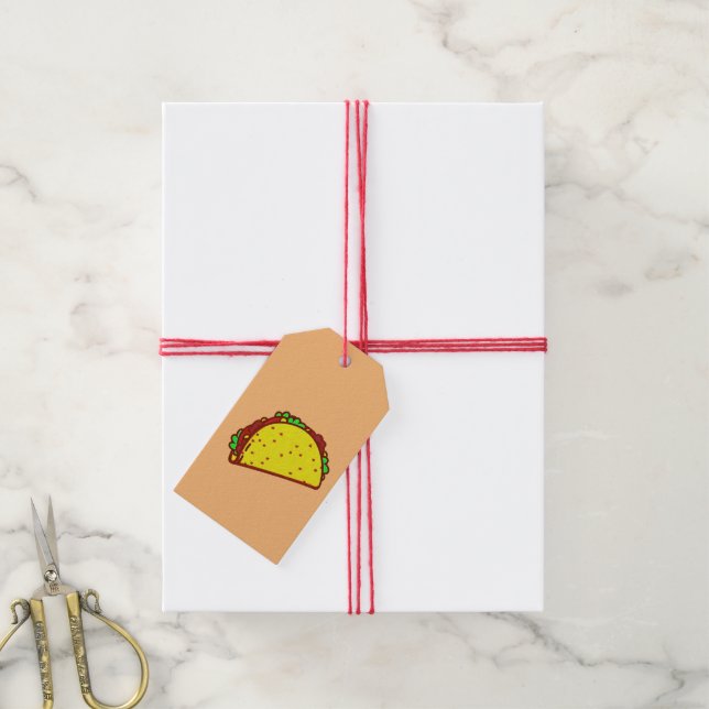 Etiquetas Para Regalos ¡Mmmm Tacos! (Con cuerda)