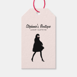 Etiquetas Para Regalos Mod Fashion Chica Boutique Pink