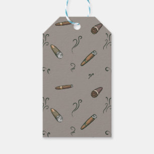 Etiquetas Para Regalos Modelo del cigarro