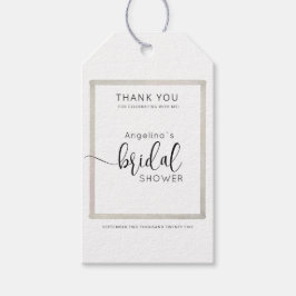 Etiquetas Para Regalos Modern Bride Shower Gift Tags