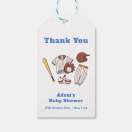 Etiquetas Para Regalos Modern Little Slugger Baseball Sport Baby Shower