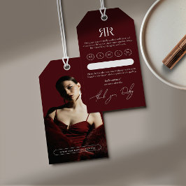 Etiquetas Para Regalos Modern Photo Product Clothing Hang Tag