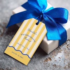 Etiquetas Para Regalos Modern Summer Bachelorette Weekend 