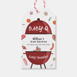 Etiquetas Para Regalos Moderna Baby Shower al aire libre BBQ