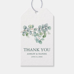Etiquetas Para Regalos Moderna Eucalyptus Greenery Gracias Boda