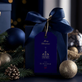 Etiquetas Para Regalos Moderna y elegante mano dibujó Feliz Navidad