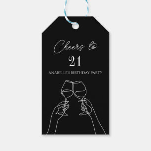 Etiquetas Para Regalos Moderna y elegante moda anima a la fiesta de cumpl
