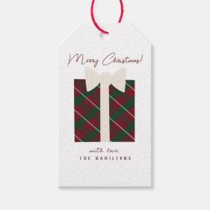Etiquetas Para Regalos Moderno Feliz Navidad Lindo