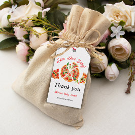 Etiquetas Para Regalos Moderno Fiesta italiano de pizza Slice Slice Baby