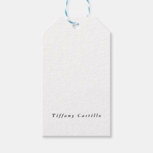 Etiquetas Para Regalos Moderno sencillo y elegante