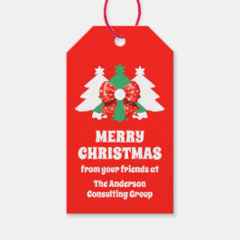 Etiquetas Para Regalos Modernos Navidades de código QR con logotipo comer