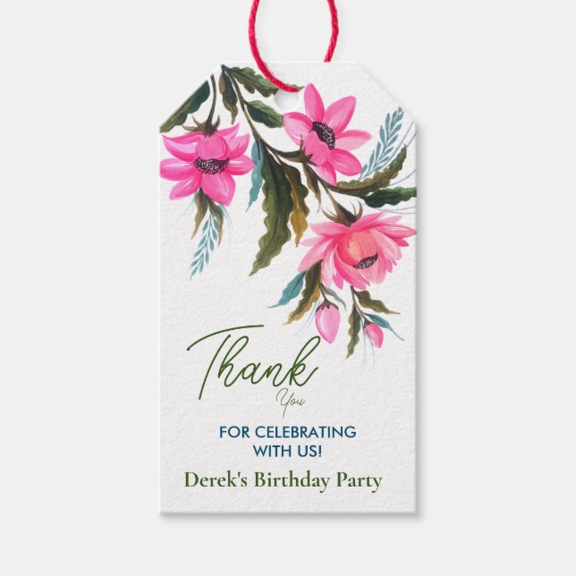 Etiquetas Para Regalos Momento de cumpleaños (Anverso)