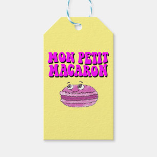 Etiquetas Para Regalos Mon Petit Macaron Retro Groovy Textos