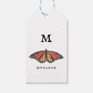 Etiquetas Para Regalos Monarca "M"