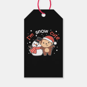 Etiquetas Para Regalos Monkey I Love You Snow Much Snowman Pun