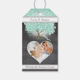 Etiquetas Para Regalos Monograma Boda  de foto o cualquier color Personal