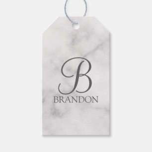 Etiquetas Para Regalos Monograma y nombre personalizados en escritura de