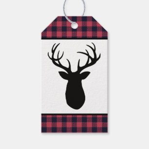 Etiquetas Para Regalos Montaña de Wilderness Deer Antler