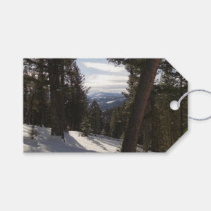 Etiquetas Para Regalos Montañas Madison en invierno en Montana