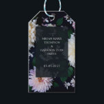 Etiquetas Para Regalos Moody Dahlia Floral<br><div class="desc">Moody dahlia boda floral suite. Completa suite https://www.zazzle.com/collections/moody_dahlia-119450438456391749</div>