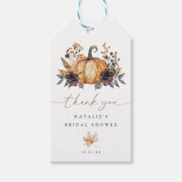 Etiquetas Para Regalos Moody Fall Floral Bridal Shower Favor