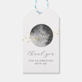 Etiquetas Para Regalos Moon Gold Stars Favor Tags