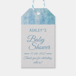 Etiquetas Para Regalos Muchacho Baby Shower Gracias Dusty Blue Navy Favor