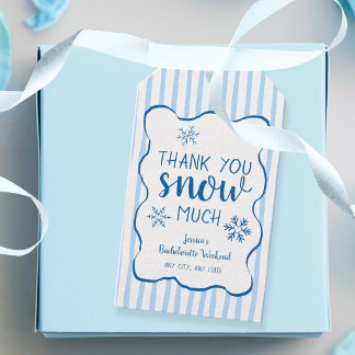 Etiquetas Para Regalos Muchas Gracias Nieve Fiesta de Despedida de Solter