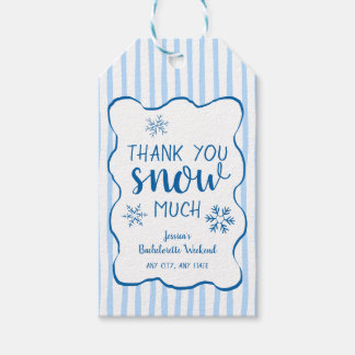 Etiquetas Para Regalos Muchas Gracias Nieve Fiesta de Despedida de Solter