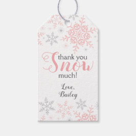Etiquetas Para Regalos Muchas Gracias SNOW Invierno UN País de Ensueño Ni